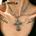 Gothic Cross Necklace - Vintage Design for Men & Women