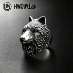 Bear Head Ring