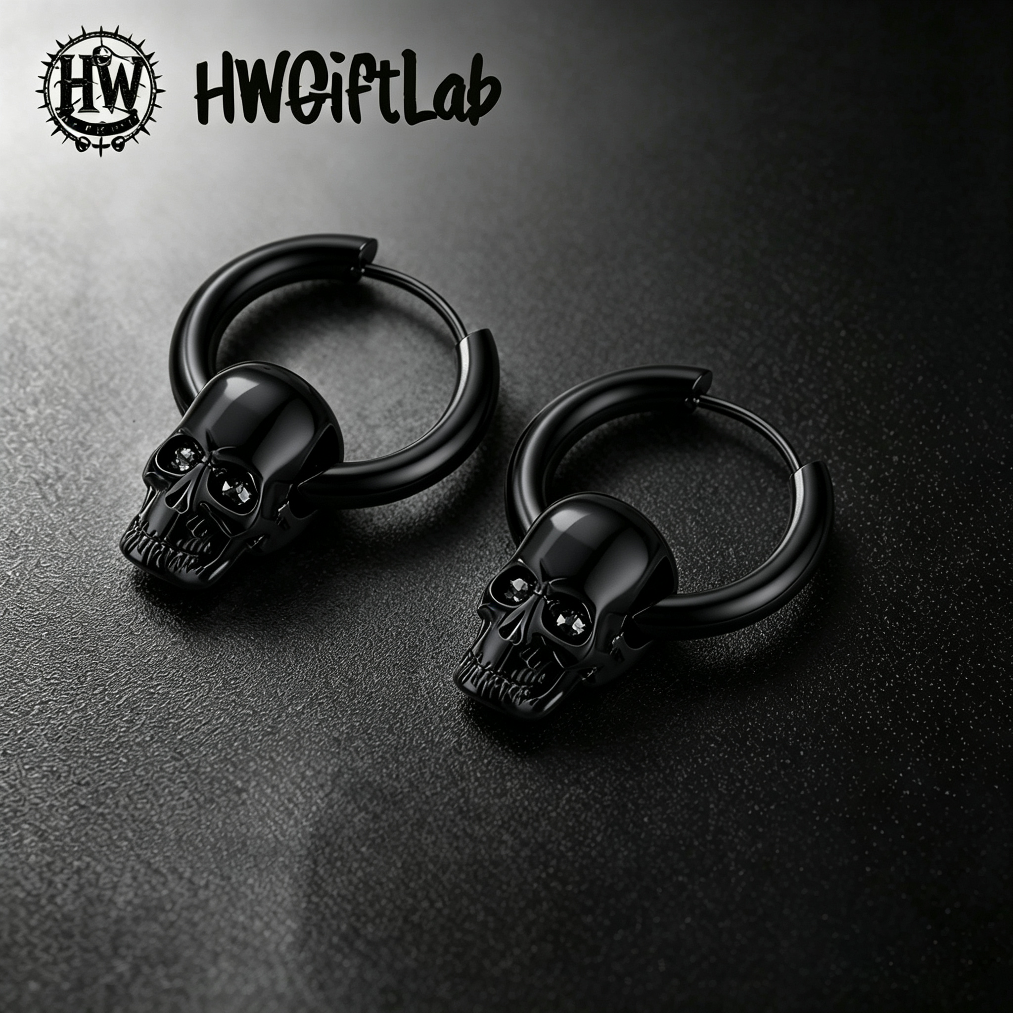 耳环A (1) Crystal Heart Piercing Stud Earrings - Image 1