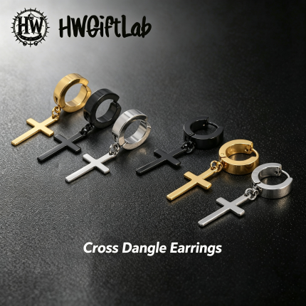 Sterling Silver Skull Piercing Stud Earrings