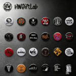 Punk Rock Button Pin - Gothic & Alternative Metal Brooch for Jackets & Backpacks