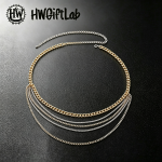 Multi-Layer Metal Chain Belt - Punk Gold/Silver Waist Accessory - Image 3
