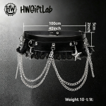 Star Chain Waist Belt - Gothic Multi-Layer Body Chain