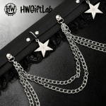 Star Chain Waist Belt - Gothic Multi-Layer Body Chain - Image 2