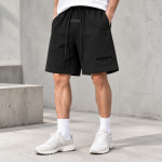 Fear of God Essentials SS22 Black Sweat Shorts - Image 2