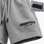 Fear of God Essentials SS22 Dark Oatmeal Sweat Shorts - Image 2