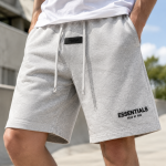 Fear of God Essentials SS22 Light Grey Sweat Shorts - Image 2